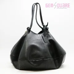 POMTATA ポンタタ ENVAN TOTE L バッグ 黒 カーフ ポーチ付 日本製 中古 P2514のサムネイル