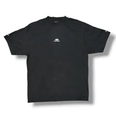 国内正規 BALENCIAGA FRONT LOGO TEE フロントロゴTシャツ 半袖カットソー バレンシアガ 802038 TMVA5 ブラック M （1177M）のサムネイル