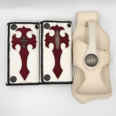 PRADA プラダ サフィアーノ レザー キーリング ストラップ ホワイト 白