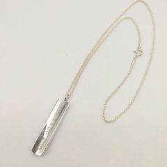 美品】Tiffany＆Co. ティファニー ネックレス ナロー バー 1837