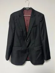 レノマ ブラック メンズ スーツ ジャケットのサムネイル