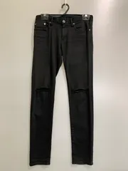 【中古品】 HYSTERIC GLAMOUR ヒステリックグラマー DAMAGE PANTS BLACK ダメージパンツ ブラック XXX 0651AP05 メンズ ボトムス 【151-260704-hu-21-min】のサムネイル