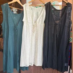 クロッシェレース ロングジレ レースジレ レイヤードのサムネイル