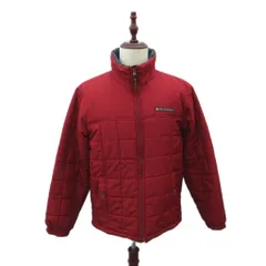 フィラ FILA スポーツ SPORT 中綿ジャケット M 赤 レッド スタンドカラー ジップアップ ミドル丈 /YS18 ■GY74のサムネイル