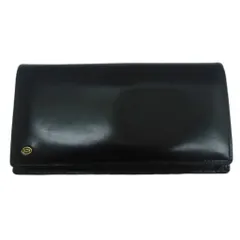 カルティエ Cartier 長財布 ウォレット 二つ折り 小銭入れあり レザー 黒 ブラック /HO9 ■ECB004のサムネイル