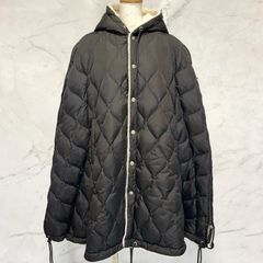 未使用【TAION 】タイオンMILITARY キルティングダウンケープ 黒