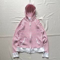 00s RalphLauren ボーダー ジップパーカー y2k 平成 00s RalphLauren ボーダー ジップパーカー ピンク y2k 平成 - メルカリ