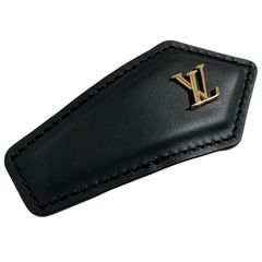 PRADA レザーパッチ トライアングルロゴ ブローチ ブラック 確実正規品