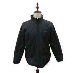 エーグル AIGLE 中綿ジャケット 上着 ミドル丈 M 黒 ブラック スタンドカラー /SM40 ■GY74のサムネイル