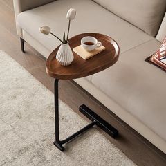 北欧風 センターテーブル ウォールナット 100cm 引出付 完成品【新品