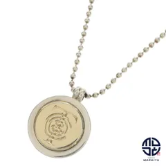 TIFFANY & CO. Tiffany ティファニー 925 シルバー K18 18K コンビ T&C TCロゴ コイン メダル ネックレス ボールチェーン ジュエリー アクセサリー ブランド オールドティファニー ヴィンテージのサムネイル