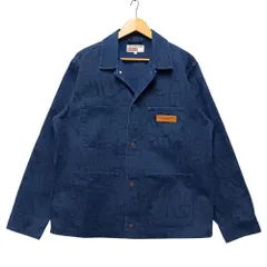 SUPREME シュプリーム × COMME des GARCONS SHIRT Printed Canvas Chore Coat カバーオール ジャケット ブルー系 サイズM 正規品 / 41077のサムネイル