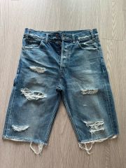 JOHN ELLIOTT ダメージ加工 デニム　ショートパンツ　ジョンエリオット JOHN ELLIOTT ダメージ加工 デニム ショートパンツ ジョンエリオット