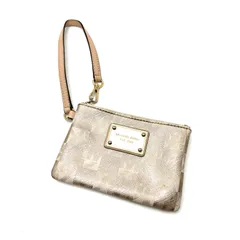 【楠本質店/元住吉】マイケルコース　MICHAEL KORS　ポーチ　ゴールド系　AV-1408　レディース　小物入れのサムネイル