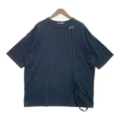 GROUND Y グラウンドワイ ヨウジヤマモト Tシャツ 半袖 カットソー GN-T41-070 テープ メンズ サイズ4 ブラック トップス DM19711■のサムネイル