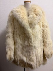 美品24製完売品 THINK FUR ロングファーリラックスコート 定価3.8万