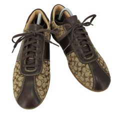 極美品✨コーチ KATHLEEN シグネチャー柄 スニーカー 24.5 箱付き