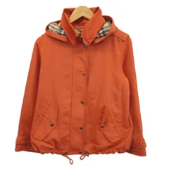 バーバリー ロンドン BURBERRY LONDON フーデッドジャケット マウンテンパーカ 44 オレンジ フード付き 裏地ノバチェック 長袖 FC748-651-45 /PPのサムネイル