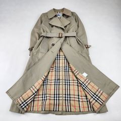 バーバリー トレンチコート ノバチェック 玉虫色 ライナー 大きい