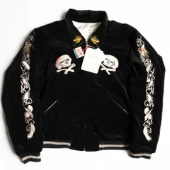 【Special Edition】TAILOR TOYO【TT15197/ 港商 SKULL WHITE EAGLE】特大 テーラー東洋 スーベニア ジャケット 26070018のサムネイル