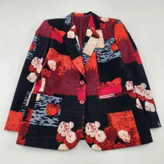 KENZO	テーラードジャケット	ケンゾー ウール 花柄 vintage 希少 M L相当のサムネイル