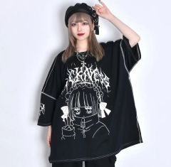 DimMoire ディムモアール スカルビッグTシャツ ホワイト 男女兼用 XL