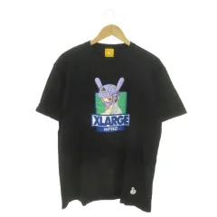 エクストララージ X-LARGE × エフアールツー #FR2 Biker Girl Tシャツ L 黒 ブラック プリント 半袖 /MN33 ■GY01のサムネイル