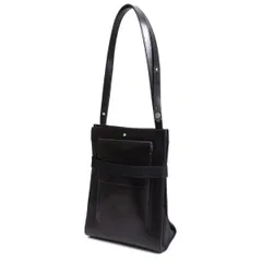 ジャンポールゴルチエJean Paul GAULTIER MAROQUINERIE ギボシボタン2wayレザーショルダーバッグ 黒のサムネイル