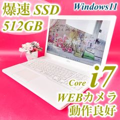 タッチパネル✨i7ノートパソコン❤️SSD512G❤️メモリ16G✨ハイスぺ