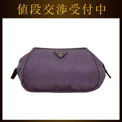 未使用級 PRADA プラダ 巾着 ポーチ 三角プレート MV369 Gカード