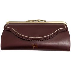 シビラ」新品【リオ】ポケット多数 本革 がま口長財布 ウォレット 口金