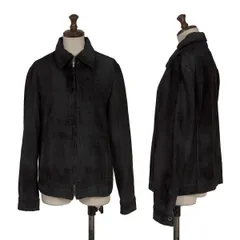 トリココムデギャルソンtricot COMME des GARCONS ベロアスイングトップジャケット 黒Mのサムネイル