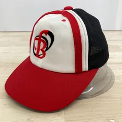 美品 Braves/阪急ブレーブス メッシュキャップ 帽子 52-54cm レッド/ブラック/ホワイト 意匠登録 第512233号[ON00793]のサムネイル