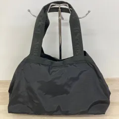 LESPORTSAC/レスポートサック トートバッグ/ハンドバッグ ブラック/黒 ロゴ入りハンドル ナイロン素材 レディース[OM03348]のサムネイル