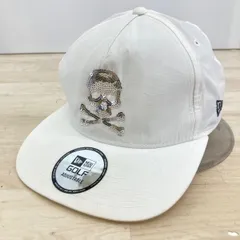 ニューエラ GOLF ゴルフ キャップ ホワイト 白 スカル スパンコール ドクロ SHELTECH/シェルテック 帽子 ADJUSTABLE[ON00809]のサムネイル