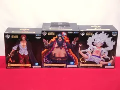 【カメ】一番くじ ワンピース 新四皇 A賞 シャンクス B賞 ティーチ C賞 ルフィ MASTERLISE EXPIECE フィギュア まとめ 3点 314のサムネイル