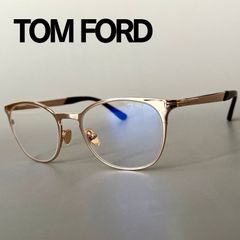 トムフォード メガネ キャットアイ ゴールド ブラウン 金 メタル