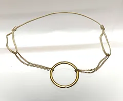 18K   AHKAH アーカー プレシュー コード ブレスレット ダイヤモンド2粒  1.1ｇのサムネイル