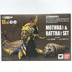 中古】未開封)S.H.MonsterArts モスラ(幼虫) & バトラ(幼虫) セット[69