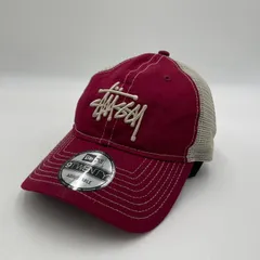 【中古品】 STUSSY ステューシー × NEW ERA ニューエラ 別注 コラボ 9TWENTY BASIC TRUCKER 1311126 ナイントゥエンティベーシック トラッカー キャップ 帽子 【185-260704-yo-10-tei】のサムネイル
