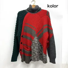 カラー クレイジーパターンニット 19AW ボリューム ミックス ウール 厚手 ニット タートルネック メンズ 1 ISItems【USED】【古着】【中古】50162738のサムネイル