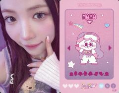 [중고] 컬렉션 카드 (여성) NiziU / 마야 (MAYA) / [NiziU POPUP STORE - NiziUniverse -] 온라인 해피 드로우 F상 포토 카드 A
