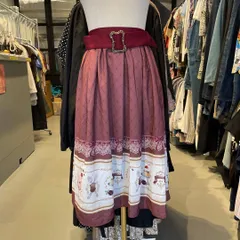 【東あずま店　併売品】　axesfemme　アクシーズファム　POETIQUE　ポエティック　skirt　スカート　long　ロング　ロリータ　お呼ばれ　デート　オフィスカジュアル　食事会のサムネイル