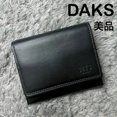 【極美品】DAKS ダックス コインケース 小銭入れ レザー ブラックのサムネイル