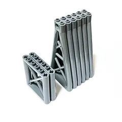 レゴ 正規品 中古 支柱 ダークグレー 8個セット アイテムNo.64448 No.64449 レゴブロック【管理番号：4188】のサムネイル