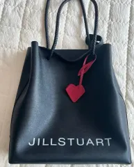 JILL STUART ジルスチュアート ブラック ロゴ レタリング ショッパーバッグのサムネイル