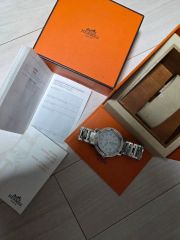 国内正規品極美品 希少エルメスクリッパー トラベルクロック置き時計