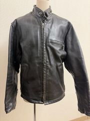 時*音様 激レア　70s schott レザー　シングルライダース　ショット 4 時*音様 激レア 70s schott レザー シングルライダース ショット 4