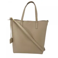 【中古】 Saint Laurent サンローラン トイショッピング 2Wayショルダーバッグ トートバッグ ベージュ レディース  26017631 SAのサムネイル