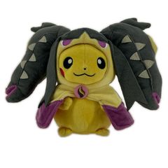 メガルカリオポンチョを着たピカチュウ ぬいぐるみマスコット ポケモン